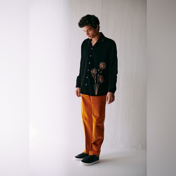 Perte D'Ego Fireworks Embroidered Shirt New With Tags Size Small - Picture 3 of 16